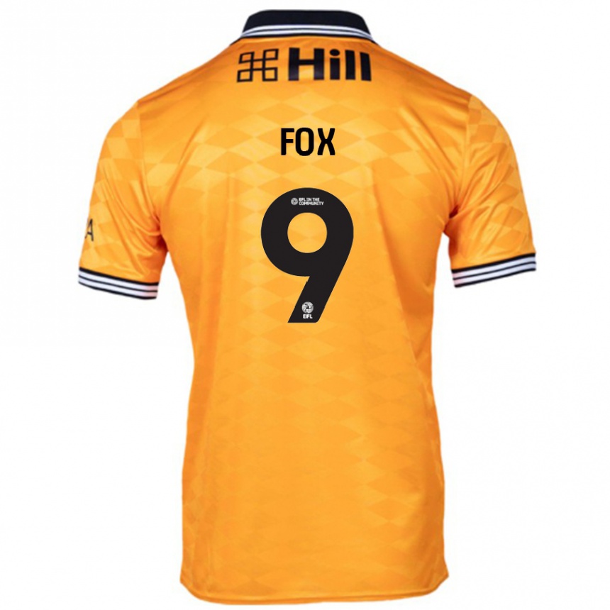 Kids Football Ruth Fox #9 Orange Home Jersey 2024/25 T-Shirt Canada