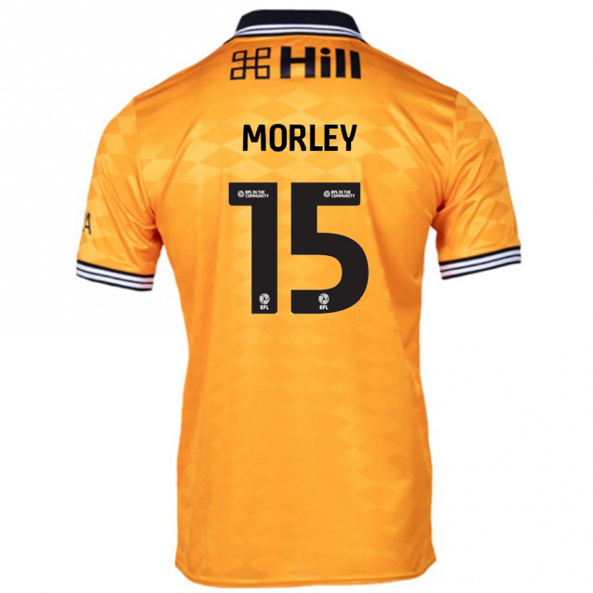 Kids Football Jess Morley #15 Orange Home Jersey 2024/25 T-Shirt Canada