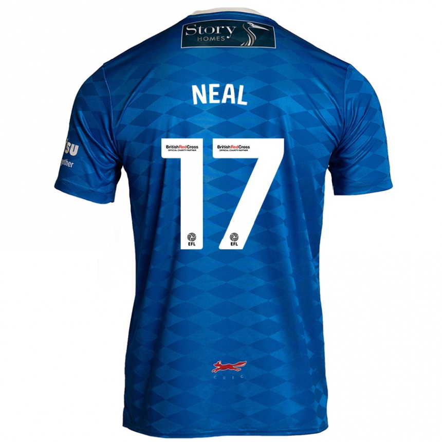 Kids Football Harrison Neal #17 Blue Home Jersey 2024/25 T-Shirt Canada