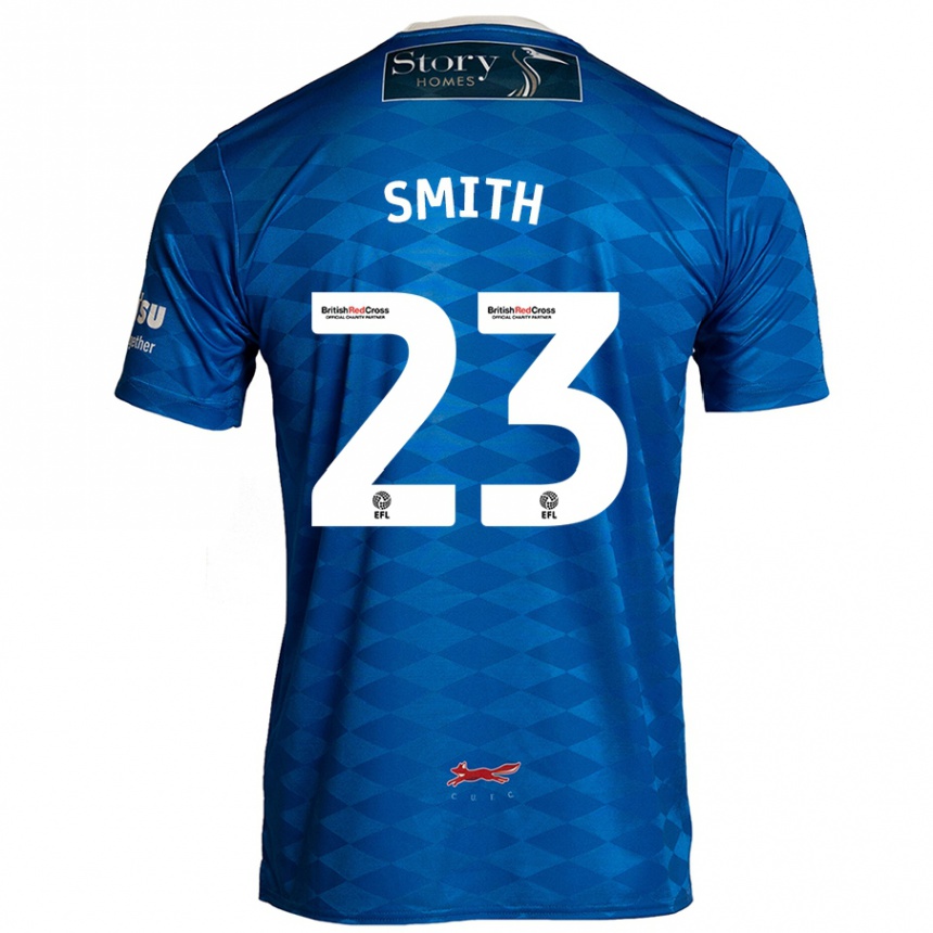 Kids Football Jude Smith #23 Blue Home Jersey 2024/25 T-Shirt Canada