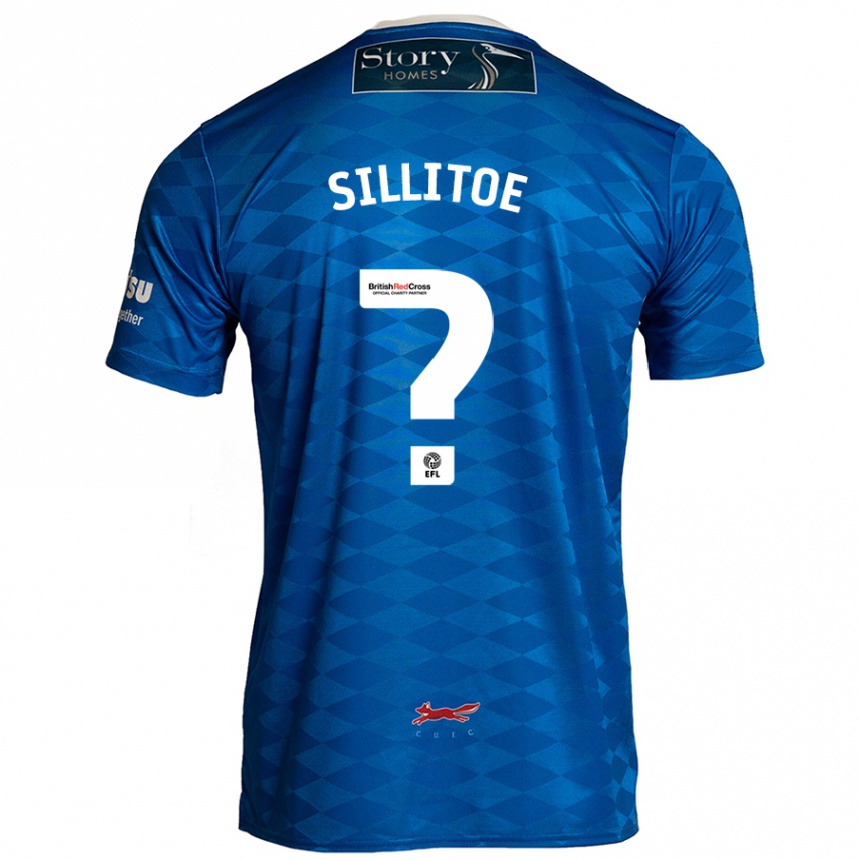 Kids Football Casey Sillitoe #0 Blue Home Jersey 2024/25 T-Shirt Canada