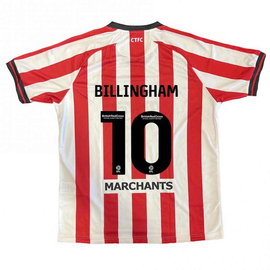 Enfant Football Maillot Lily Billingham #10 Rouge Blanc Tenues Domicile 2024/25 Canada