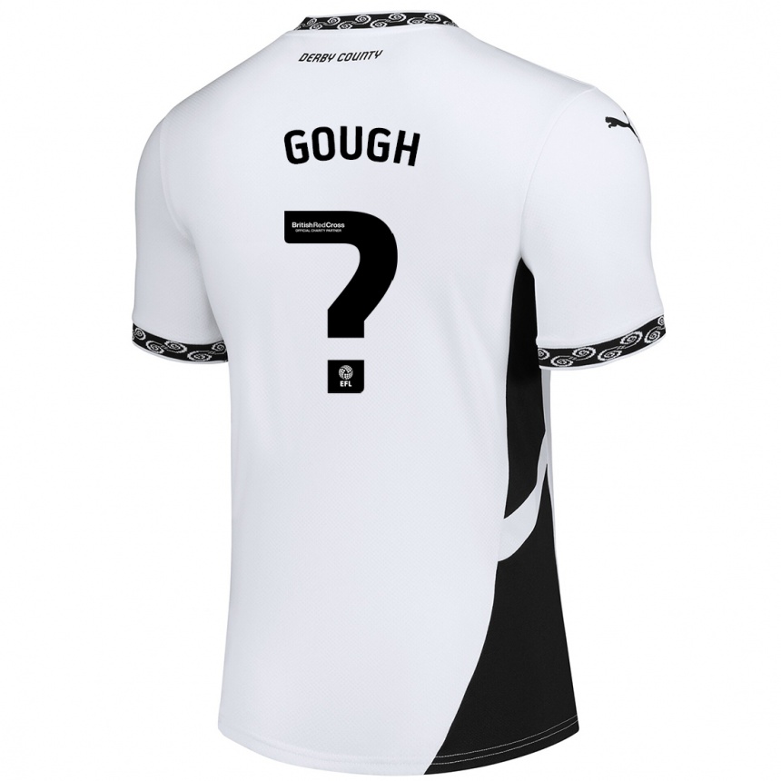 Enfant Football Maillot Billy Gough #0 Blanc Noir Tenues Domicile 2024/25 Canada