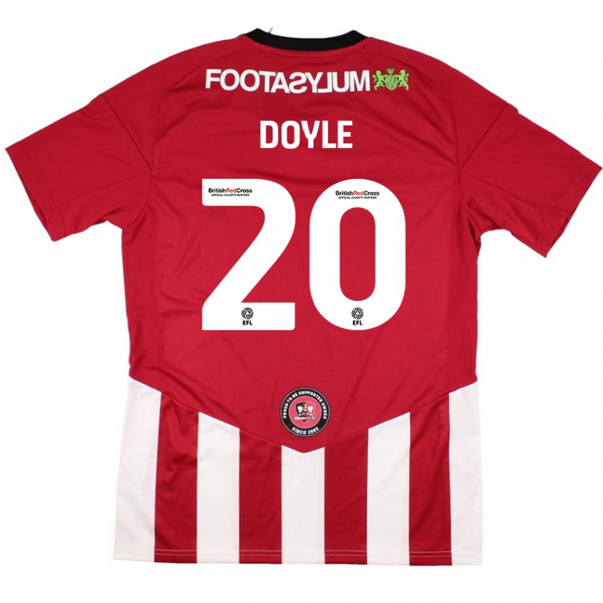 Kids Football Kamari Doyle #20 Red White Home Jersey 2024/25 T-Shirt Canada