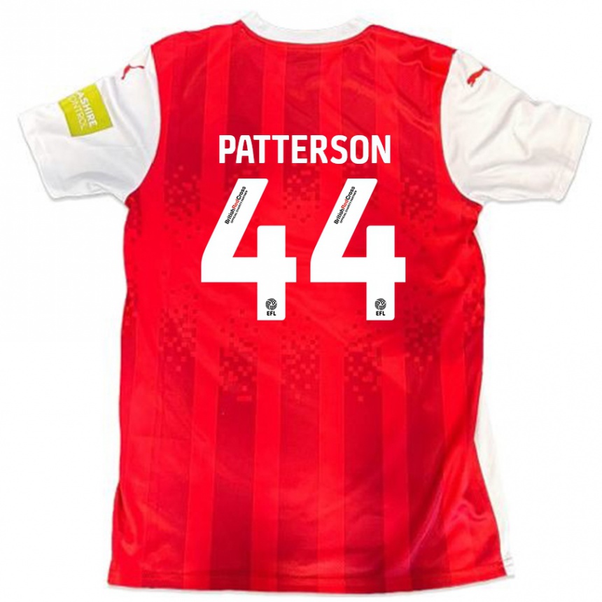 Kids Football Phoenix Patterson #44 Red White Home Jersey 2024/25 T-Shirt Canada