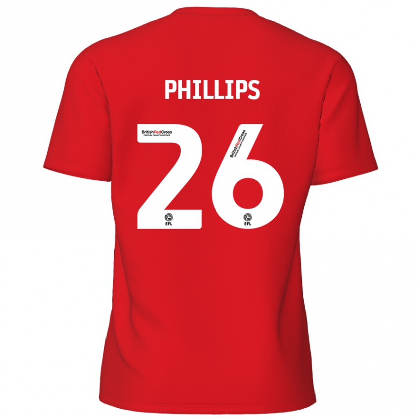 Enfant Football Maillot Noah Phillips #26 Rouge Tenues Domicile 2024/25 Canada