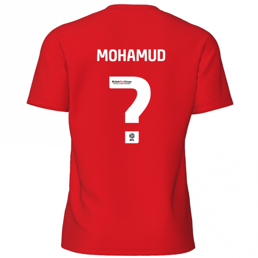 Enfant Football Maillot Abdi Mohamud #0 Rouge Tenues Domicile 2024/25 Canada