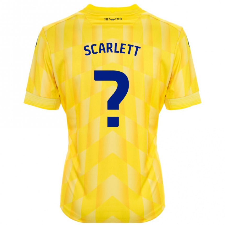 Enfant Football Maillot Dane Scarlett #0 Jaune Tenues Domicile 2024/25 Canada