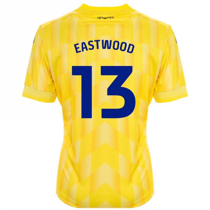 Enfant Football Maillot Simon Eastwood #13 Jaune Tenues Domicile 2024/25 Canada