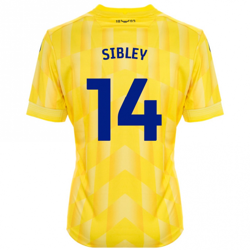 Enfant Football Maillot Louie Sibley #14 Jaune Tenues Domicile 2024/25 Canada