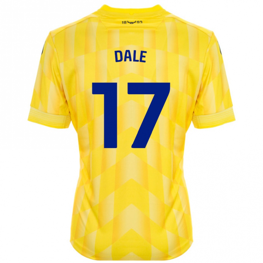 Enfant Football Maillot Owen Dale #17 Jaune Tenues Domicile 2024/25 Canada