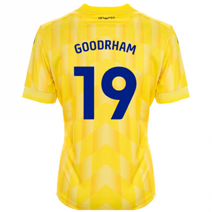 Enfant Football Maillot Tyler Goodrham #19 Jaune Tenues Domicile 2024/25 Canada