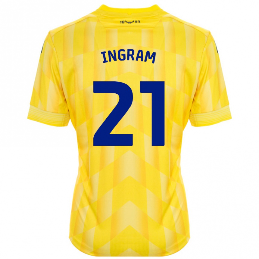 Enfant Football Maillot Matt Ingram #21 Jaune Tenues Domicile 2024/25 Canada