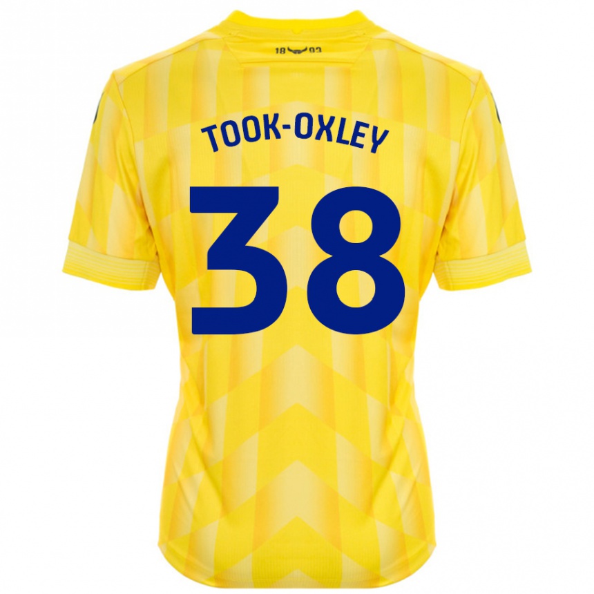 Enfant Football Maillot Zaide Took-Oxley #38 Jaune Tenues Domicile 2024/25 Canada