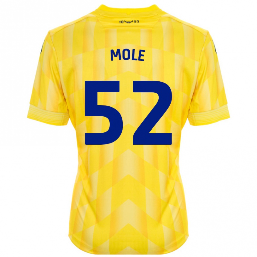 Enfant Football Maillot Harrison Mole #52 Jaune Tenues Domicile 2024/25 Canada