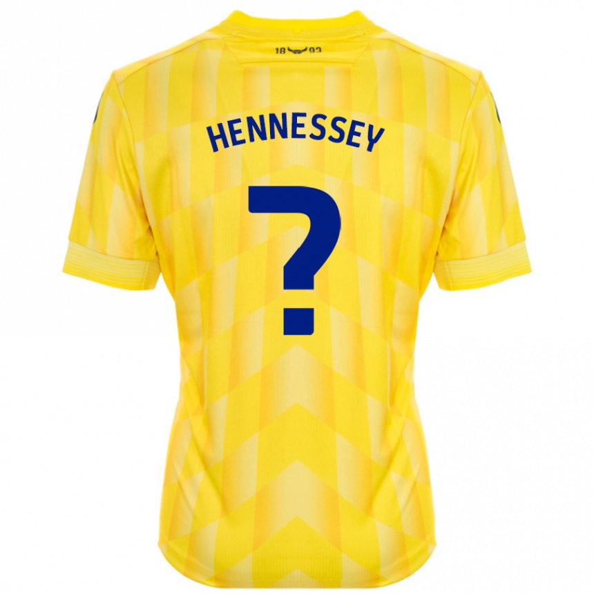 Enfant Football Maillot Laura Hennessey #0 Jaune Tenues Domicile 2024/25 Canada