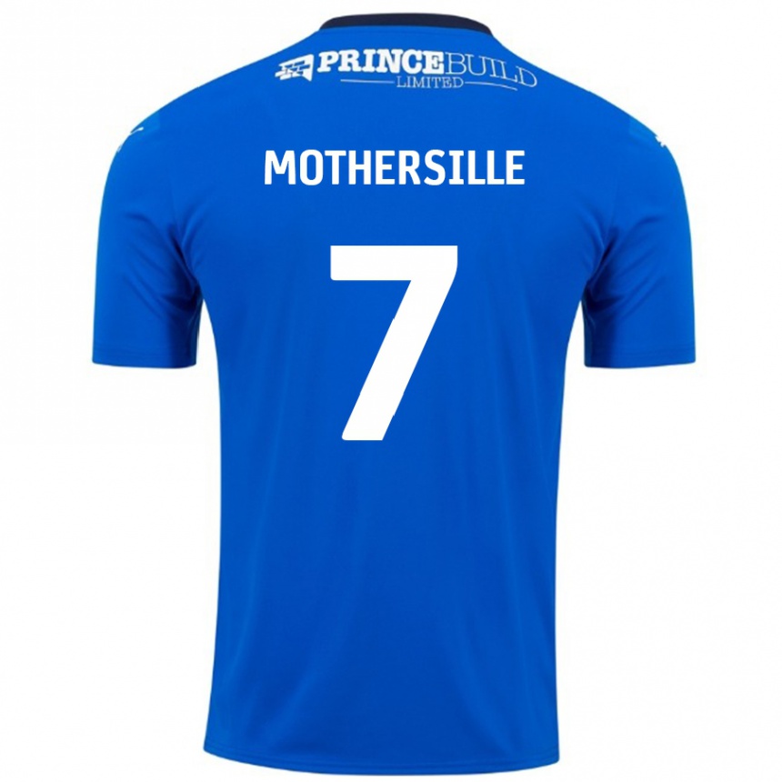 Enfant Football Maillot Malik Mothersille #7 Bleu Blanc Tenues Domicile 2024/25 Canada