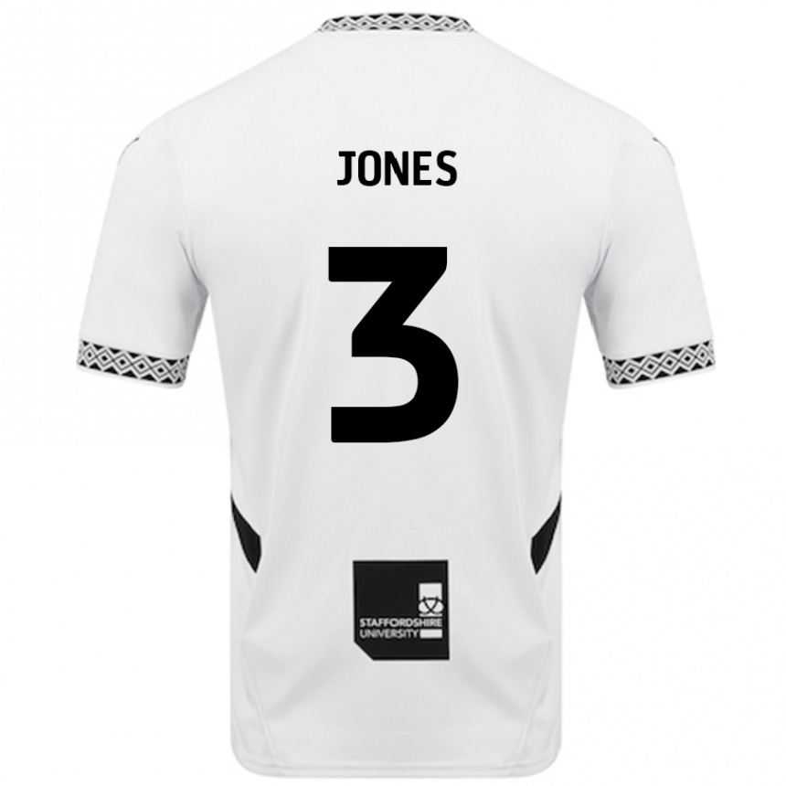 Enfant Football Maillot Dan Jones #3 Blanc Tenues Domicile 2024/25 Canada