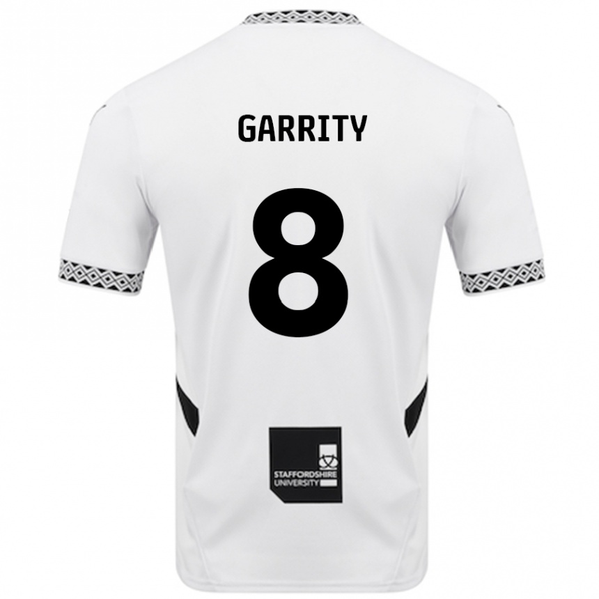 Enfant Football Maillot Ben Garrity #8 Blanc Tenues Domicile 2024/25 Canada