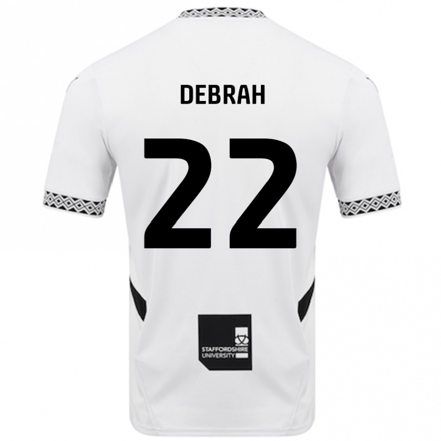 Enfant Football Maillot Jesse Debrah #22 Blanc Tenues Domicile 2024/25 Canada