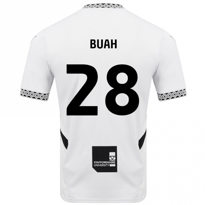 Enfant Football Maillot Andrew Buah #28 Blanc Tenues Domicile 2024/25 Canada