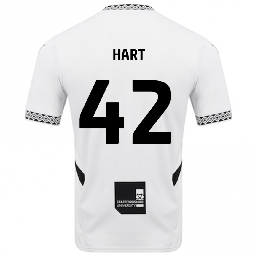 Kids Football Sam Hart #42 White Home Jersey 2024/25 T-Shirt Canada