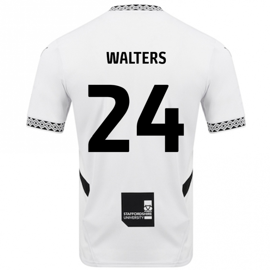 Enfant Football Maillot Rhys Walters #24 Blanc Tenues Domicile 2024/25 Canada