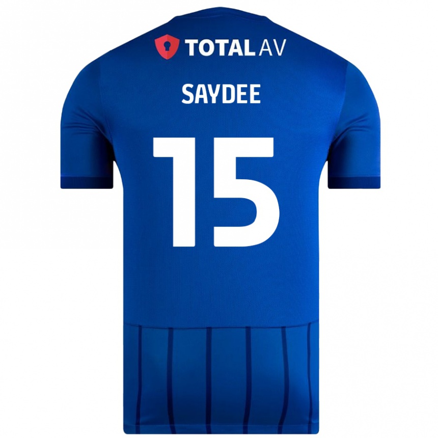 Enfant Football Maillot Christian Saydee #15 Bleu Tenues Domicile 2024/25 Canada