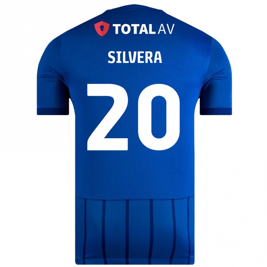 Enfant Football Maillot Sam Silvera #20 Bleu Tenues Domicile 2024/25 Canada