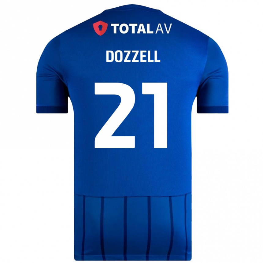 Enfant Football Maillot Andre Dozzell #21 Bleu Tenues Domicile 2024/25 Canada