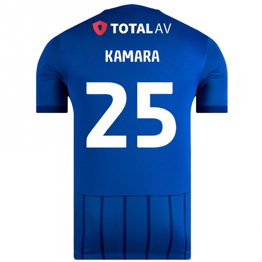 Enfant Football Maillot Abdoulaye Kamara #25 Bleu Tenues Domicile 2024/25 Canada