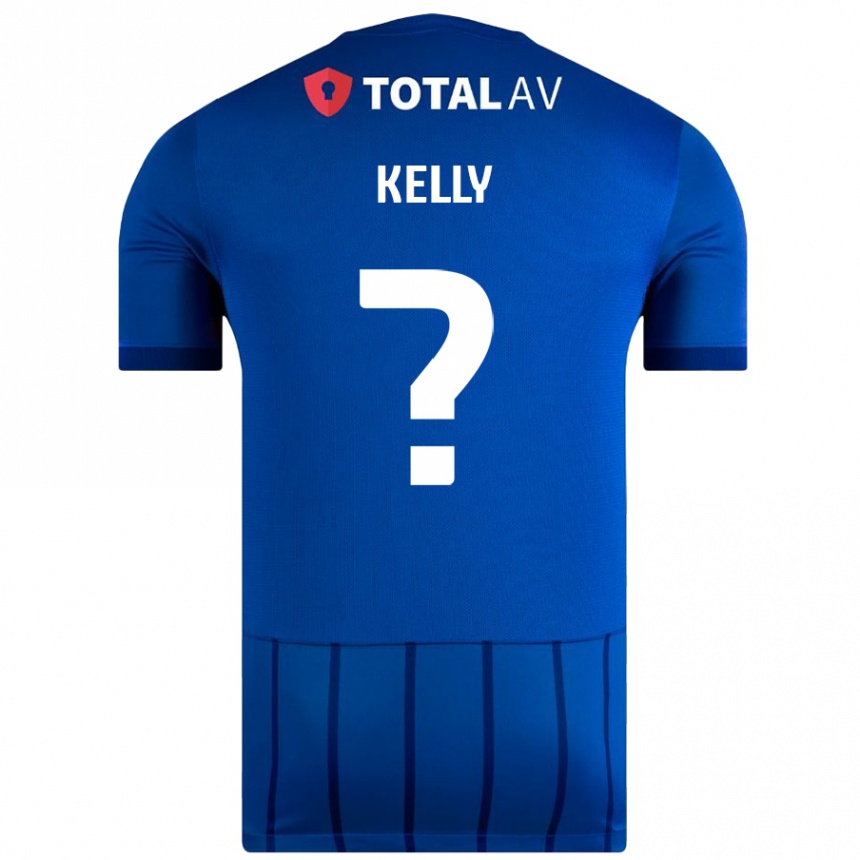 Enfant Football Maillot Liam Kelly #0 Bleu Tenues Domicile 2024/25 Canada