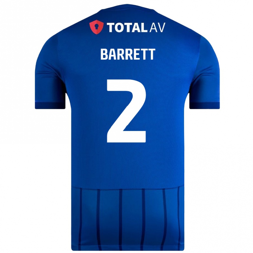 Enfant Football Maillot Nicole Barrett #2 Bleu Tenues Domicile 2024/25 Canada