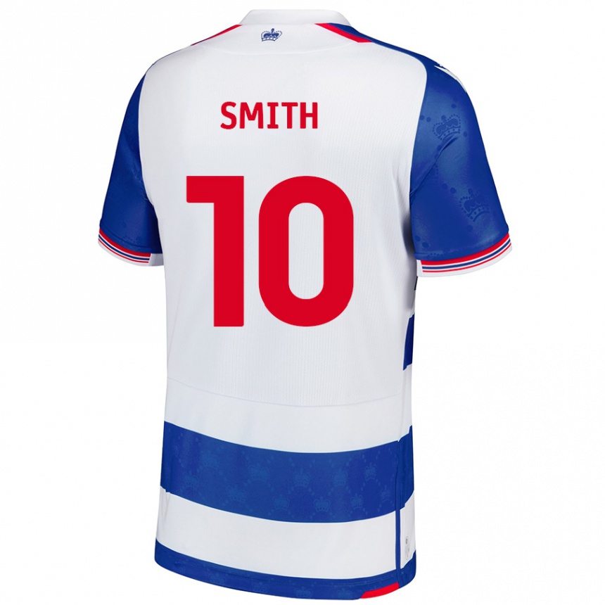 Kids Football Sam Smith #10 Blue White Home Jersey 2024/25 T-Shirt Canada