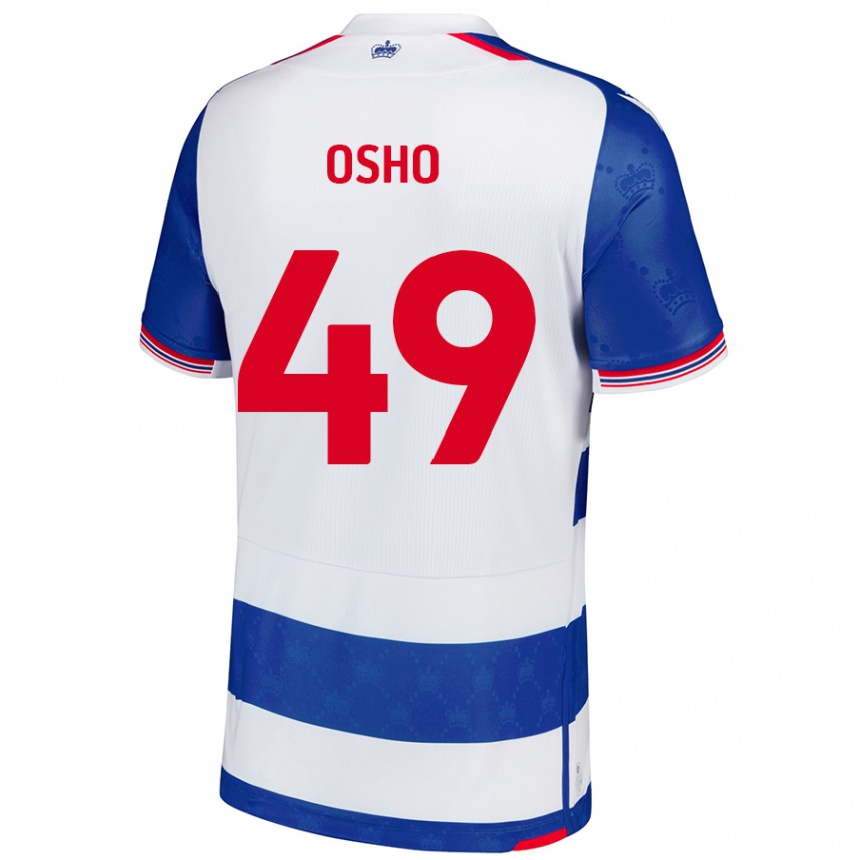 Kids Football Emmanuel Osho #49 Blue White Home Jersey 2024/25 T-Shirt Canada