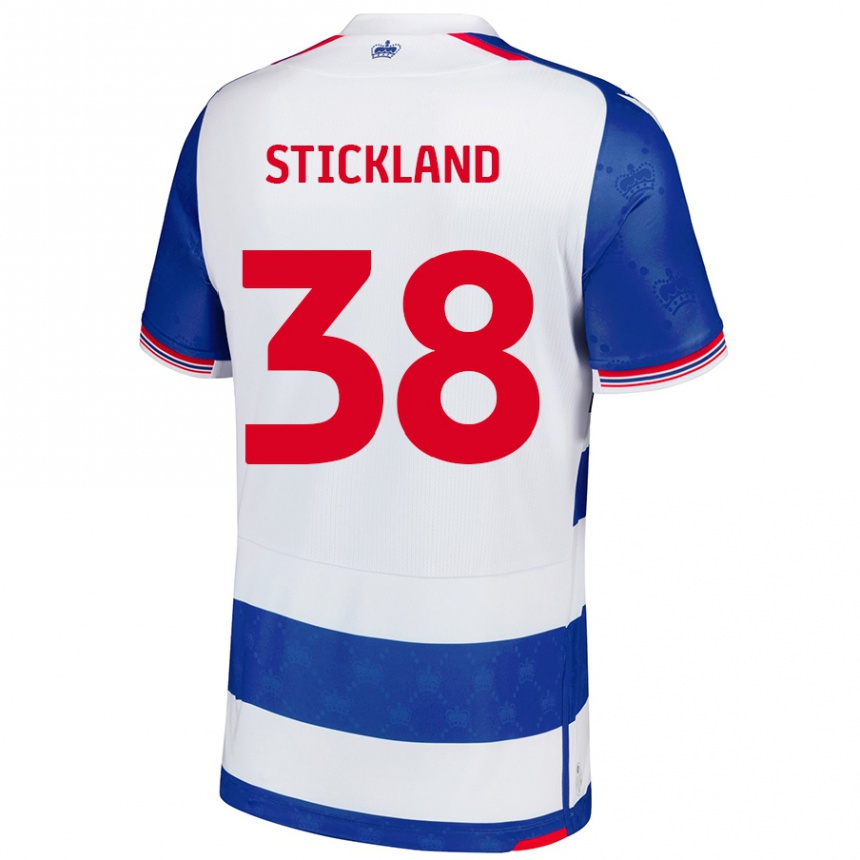 Kids Football Michael Stickland #38 Blue White Home Jersey 2024/25 T-Shirt Canada