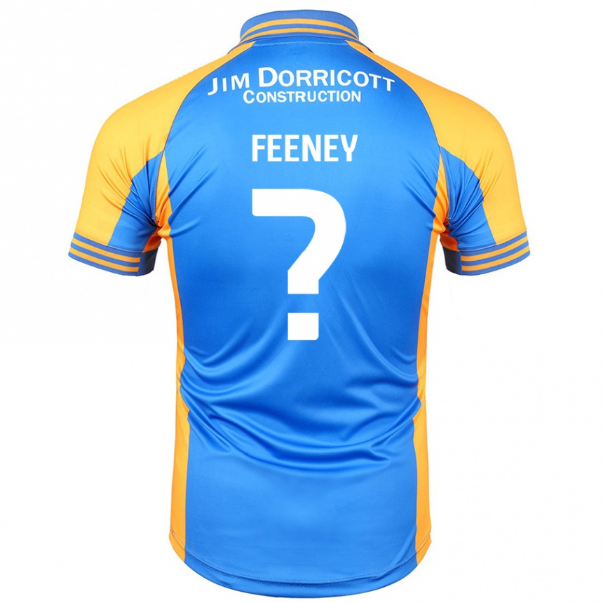 Enfant Football Maillot Josh Feeney #0 Bleu Ambre Tenues Domicile 2024/25 Canada