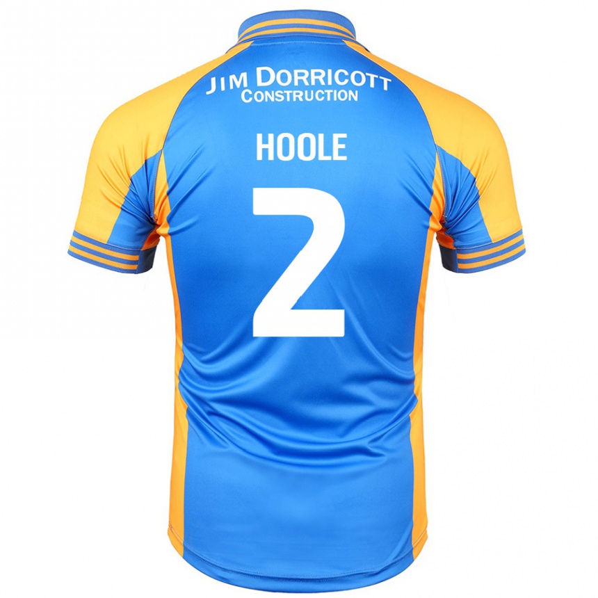 Enfant Football Maillot Luca Hoole #2 Bleu Ambre Tenues Domicile 2024/25 Canada