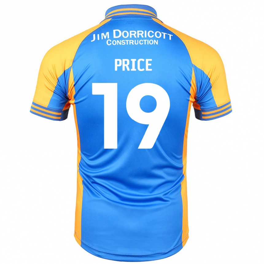 Enfant Football Maillot Jack Price #19 Bleu Ambre Tenues Domicile 2024/25 Canada