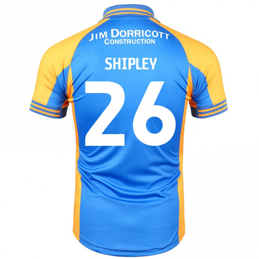 Enfant Football Maillot Jordan Shipley #26 Bleu Ambre Tenues Domicile 2024/25 Canada