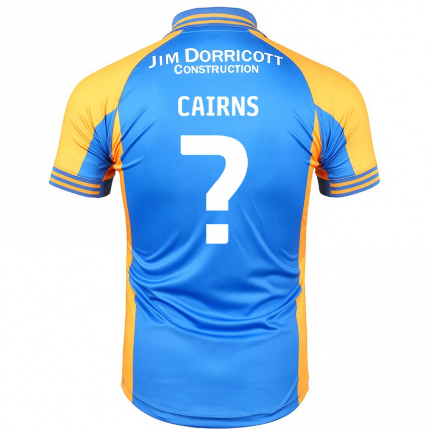 Enfant Football Maillot Karsten Cairns #0 Bleu Ambre Tenues Domicile 2024/25 Canada