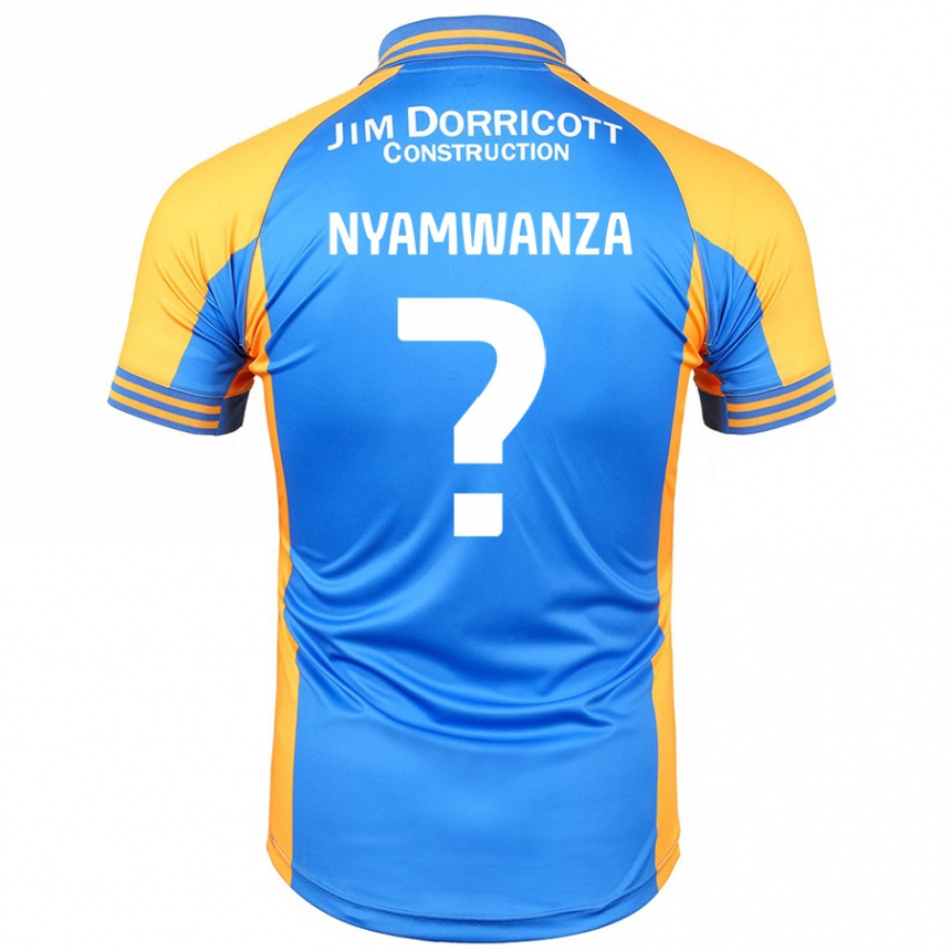 Enfant Football Maillot Simba Nyamwanza #0 Bleu Ambre Tenues Domicile 2024/25 Canada