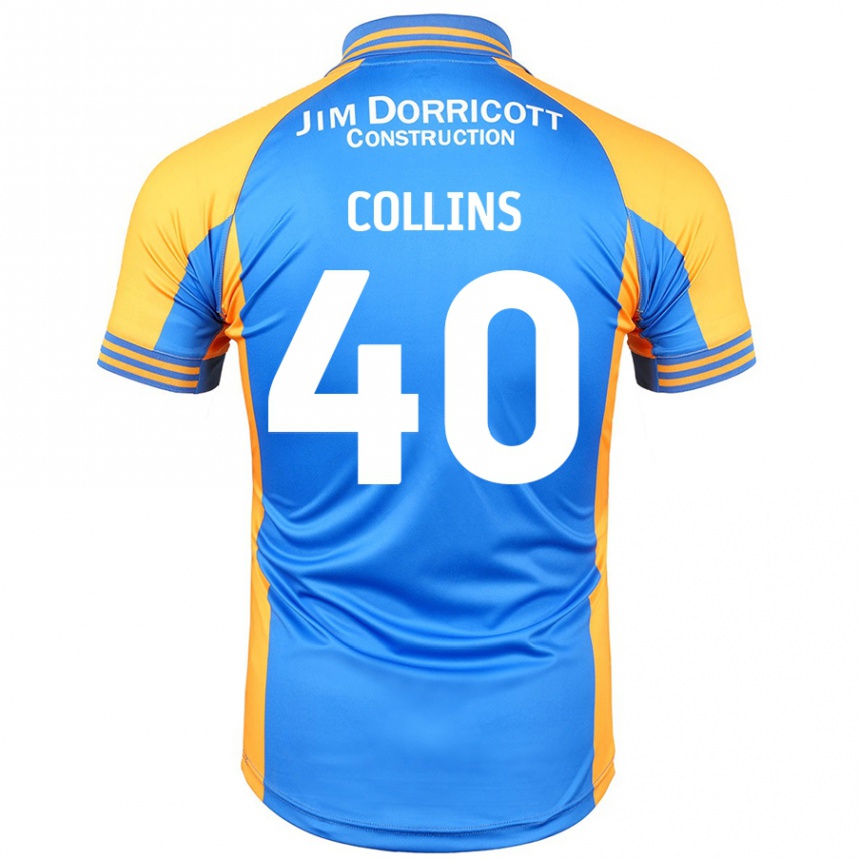 Enfant Football Maillot Jude Collins #40 Bleu Ambre Tenues Domicile 2024/25 Canada