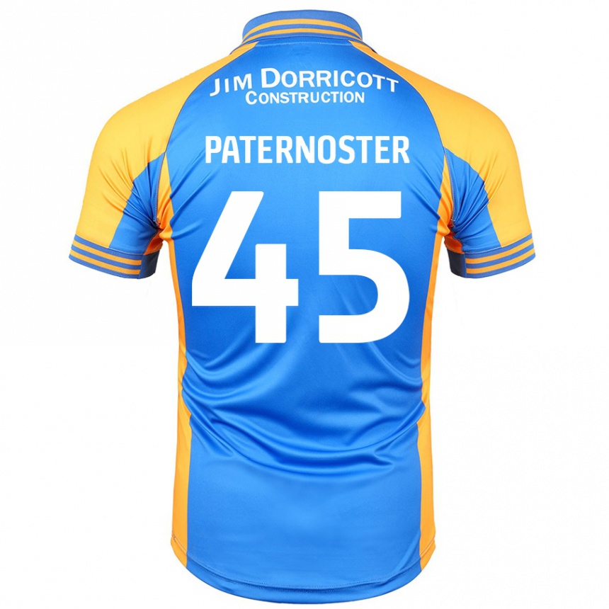 Kids Football Vladimir Paternoster #45 Blue Amber Home Jersey 2024/25 T-Shirt Canada