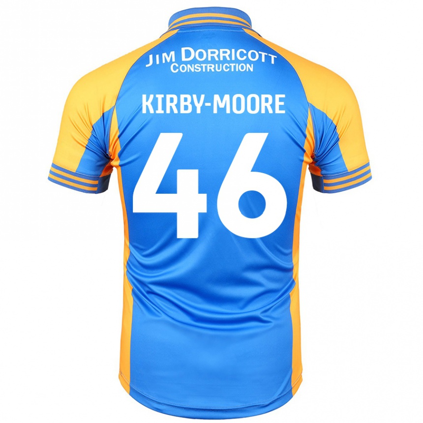 Enfant Football Maillot Harvey Kirby-Moore #46 Bleu Ambre Tenues Domicile 2024/25 Canada