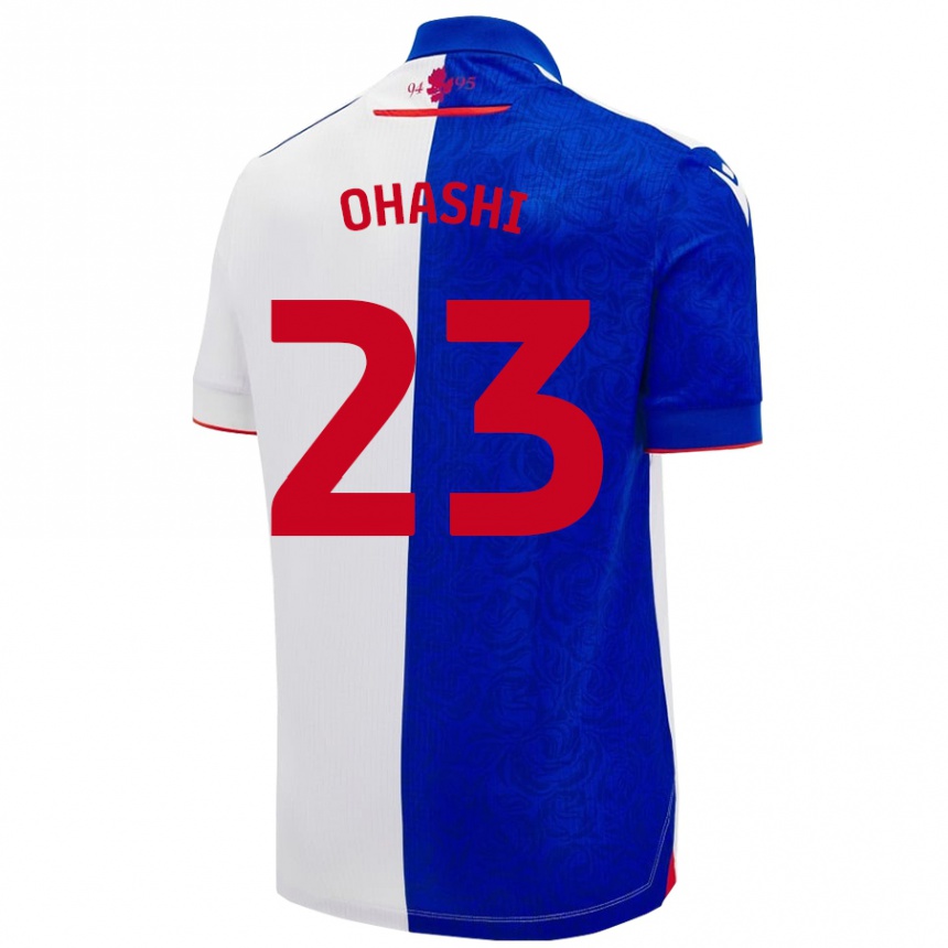 Kids Football Yuki Ohashi #23 Sky Blue White Home Jersey 2024/25 T-Shirt Canada