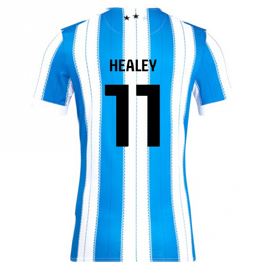 Kids Football Rhys Healey #11 Blue White Home Jersey 2024/25 T-Shirt Canada