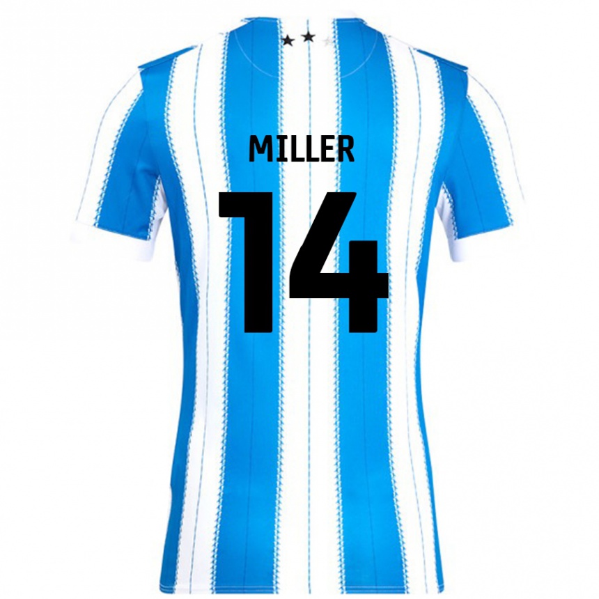 Kids Football Mickel Miller #14 Blue White Home Jersey 2024/25 T-Shirt Canada