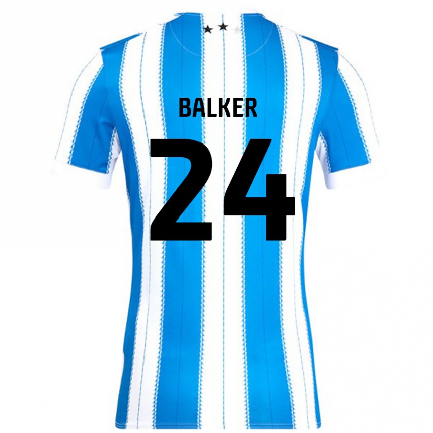 Kids Football Radinio Balker #24 Blue White Home Jersey 2024/25 T-Shirt Canada