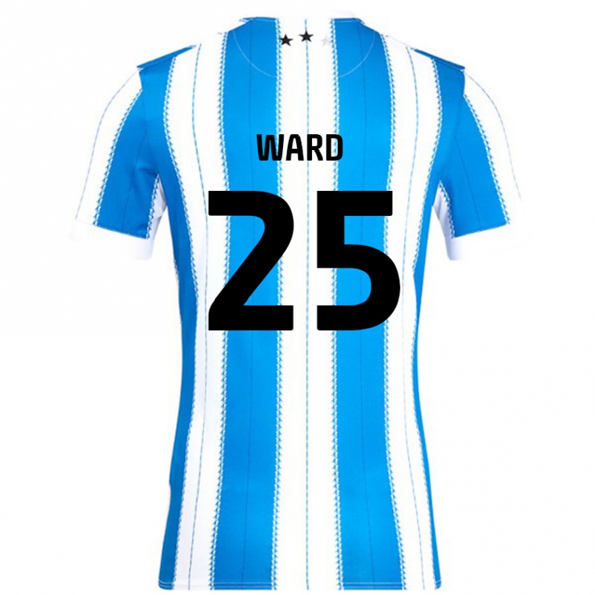 Kids Football Danny Ward #25 Blue White Home Jersey 2024/25 T-Shirt Canada